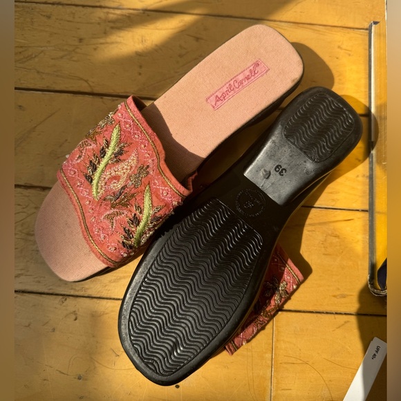 April Cornell Embroidered Slides/Sandals - Picture 4 of 4